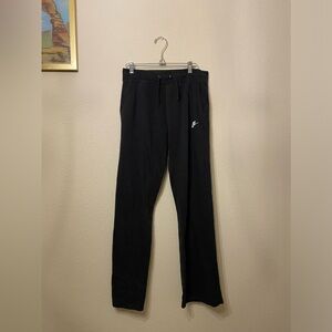 NIKE Fleece Drawstring Flare Yoga Pants, Size Small